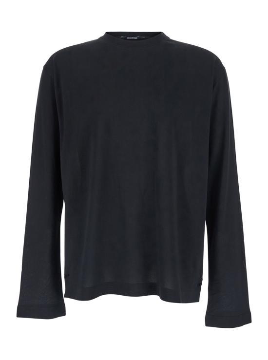 26SS 자크뮈스 긴팔 티셔츠 TSM00622AJ00254990 Black