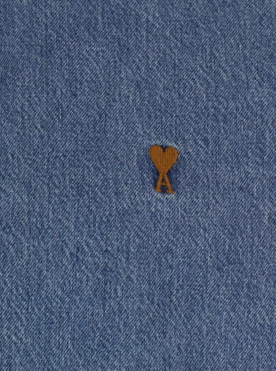 26SS 아미 데님 셔츠 USH786DE0056480 Light blue - AMI