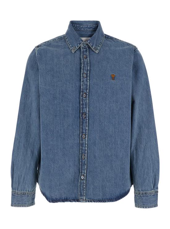 26SS 아미 데님 셔츠 USH786DE0056480 Light blue