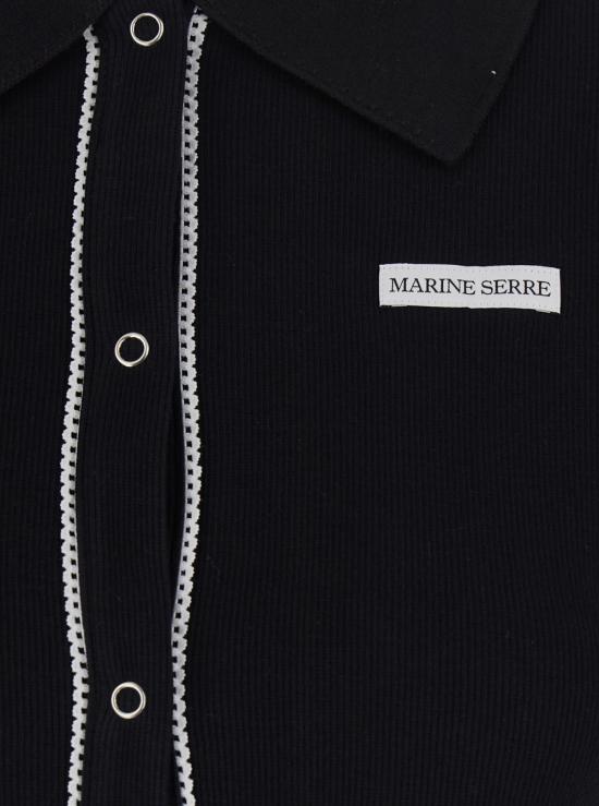 26SS 마린세르 반팔 티셔츠 WSI038ACJER0011BK99 Black - MARINE SERRE