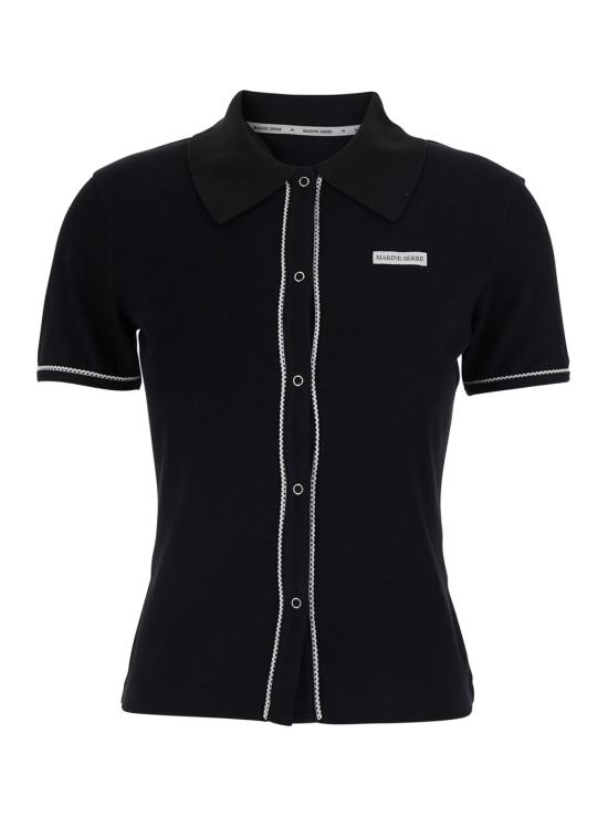 26SS 마린세르 반팔 티셔츠 WSI038ACJER0011BK99 Black