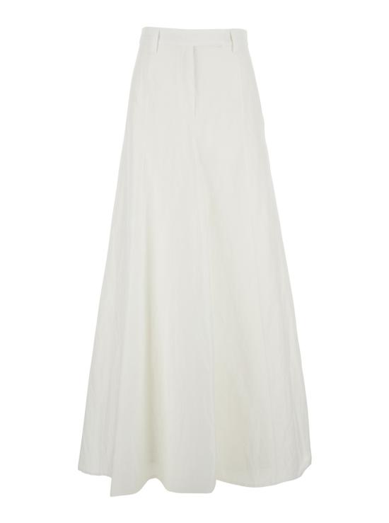 26SS 브루넬로 쿠치넬리 롱 스커트 M0Y02G3998C159 White