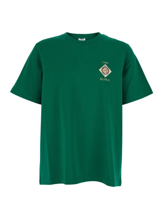 26SS 카사블랑카 반팔 티셔츠 MSS26JTS00103TAKEMETOCHURCH Green