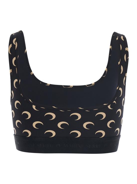 26SS 마린세르 올오버 문 프린트 브라탑 WUW055BCJER0001IT99 Black - MARINE SERRE
