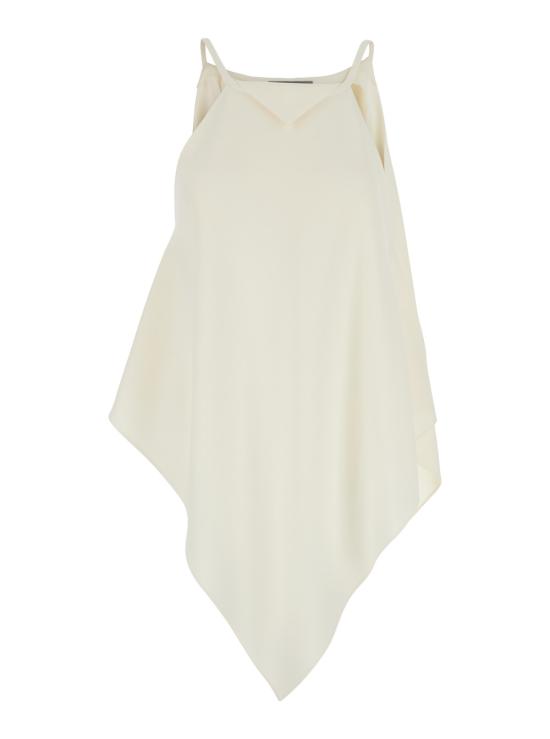 26SS 발렌시아가 민소매 티셔츠 872352TUT149002 White