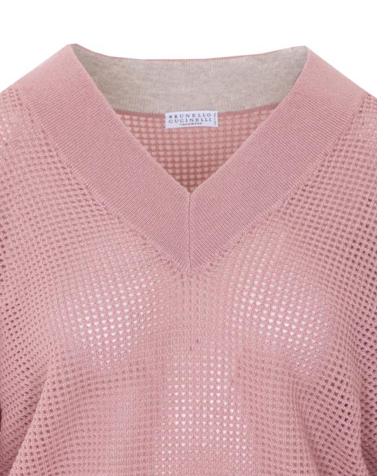 26SS 브루넬로 쿠치넬리 스웨터 M12205102 COW09 Pink - BRUNELLO CUCINELLI