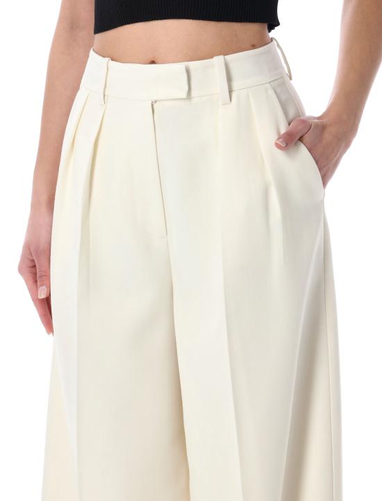 26SS 애니빙 스트레이트 팬츠 A0312198WHT02 ECRU Beige - ANINE BING