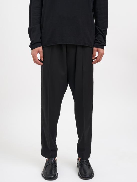 26SS 이자벨베네나토 스트레이트 팬츠 NUW33COBLACK Black - ISABEL BENENATO