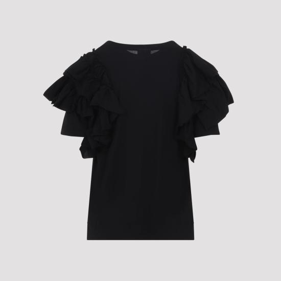 26SS 드리스 반 노튼 반팔 티셔츠 2610111433606 900 BLACK - DRIES VAN NOTEN