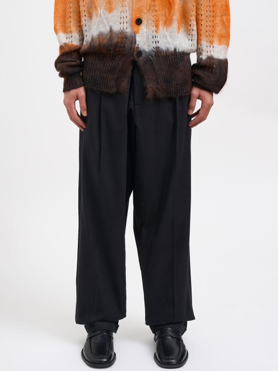 26SS 마리아노 스트레이트 팬츠 NMGSS26PA050126086 Black - MAGLIANO