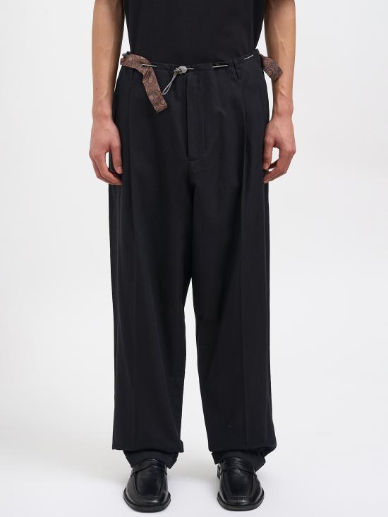 26SS 마리아노 스트레이트 팬츠 NMGSS26PA050126086 Black