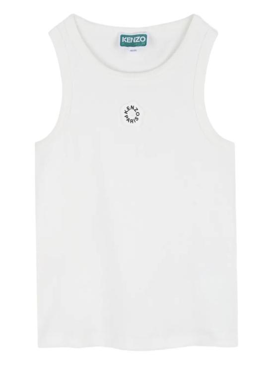 26SS [키즈] 겐조 티셔츠 K61880 117 BIANCO SPORCO