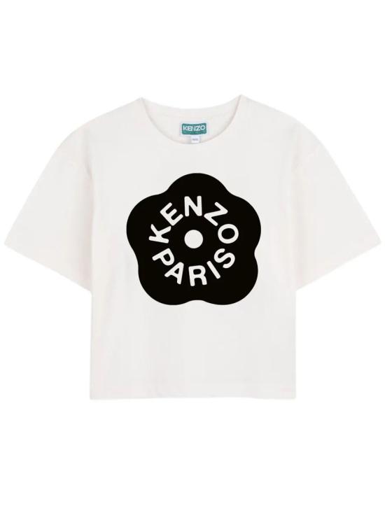 26SS [키즈] 겐조 티셔츠 K61806 117 BIANCO SPORCO