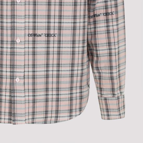 26SS 오프화이트 긴팔 셔츠 44XGE04MS26F001680 MAUVE MORN - OFF WHITE