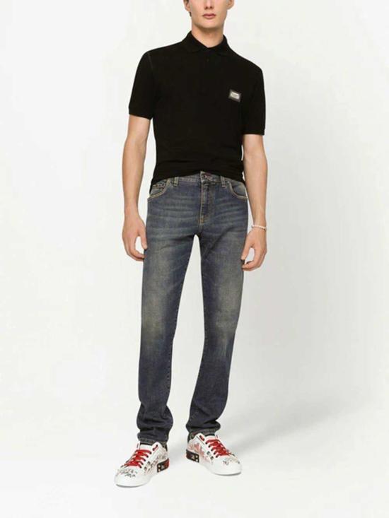 26SS 돌체앤가바나 폴로 티셔츠 G8PL4TG7P1D N0000 NERO - DOLCE & GABBANA