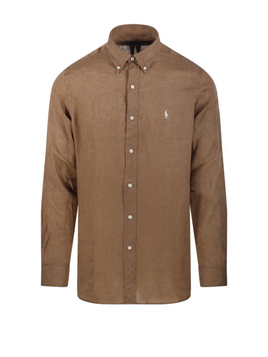 26SS 랄프 로렌 긴팔 셔츠 710966294505 RL BROWN