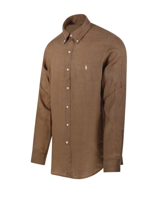 26SS 랄프 로렌 긴팔 셔츠 710966294505 RL BROWN - RALPH LAUREN