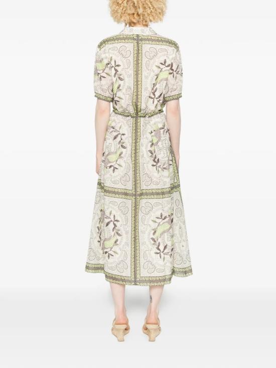 26SS 토리버치 미디 원피스 178715301 White - TORY BURCH