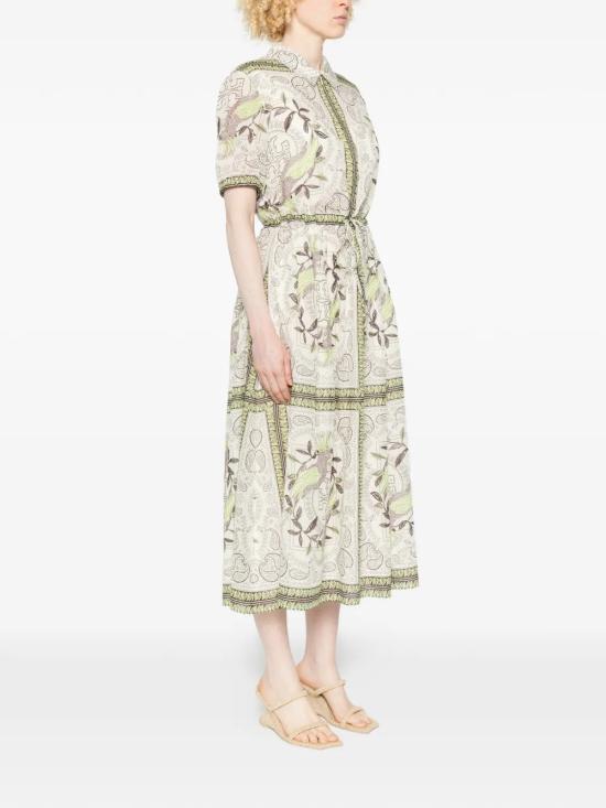 26SS 토리버치 미디 원피스 178715301 White - TORY BURCH