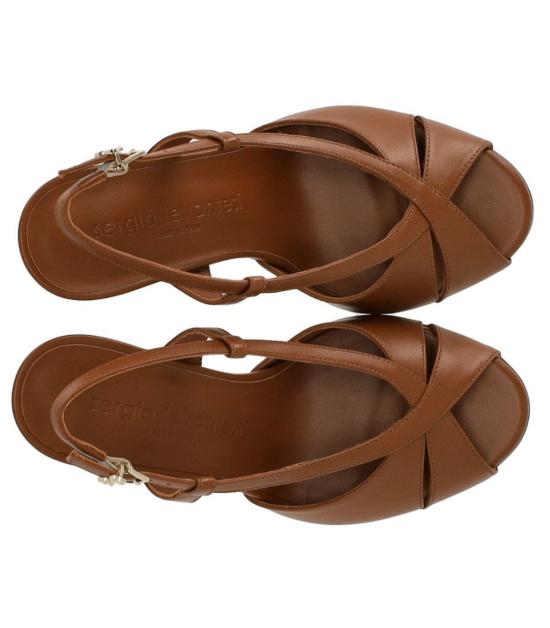 26SS 세르지오 레반테시 샌들 HEIDE 36 Brown - SERGIO LEVANTESI