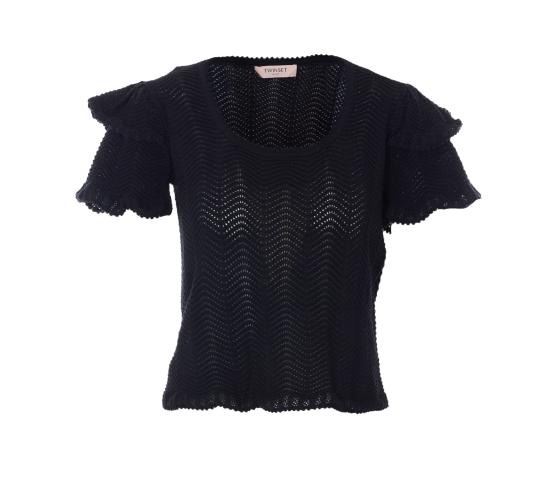 26SS 트윈셋 반팔 티셔츠 261TT3051 00006 Black