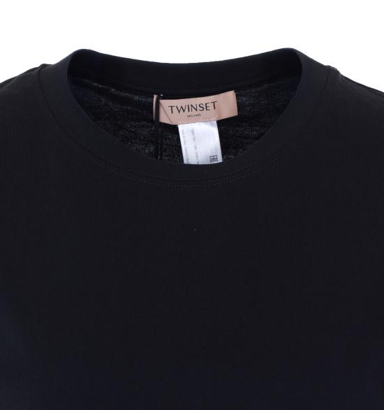 26SS 트윈셋 반팔 티셔츠 261TT2440 00006 Black - TWINSET