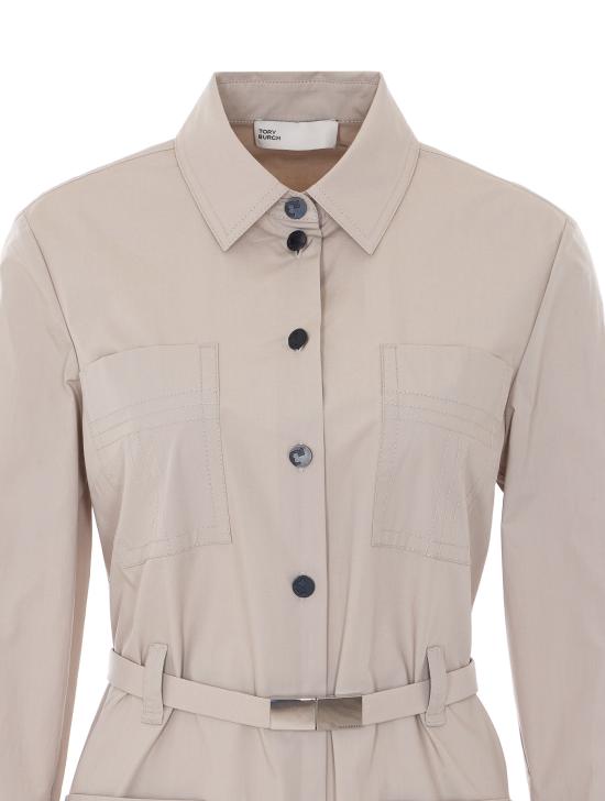 26SS 토리버치 미디 원피스 177537 253 Grey - TORY BURCH