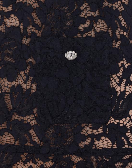 26SS 셀프 포트레이트 미디 원피스 164SB BLACK Black - SELF PORTRAIT