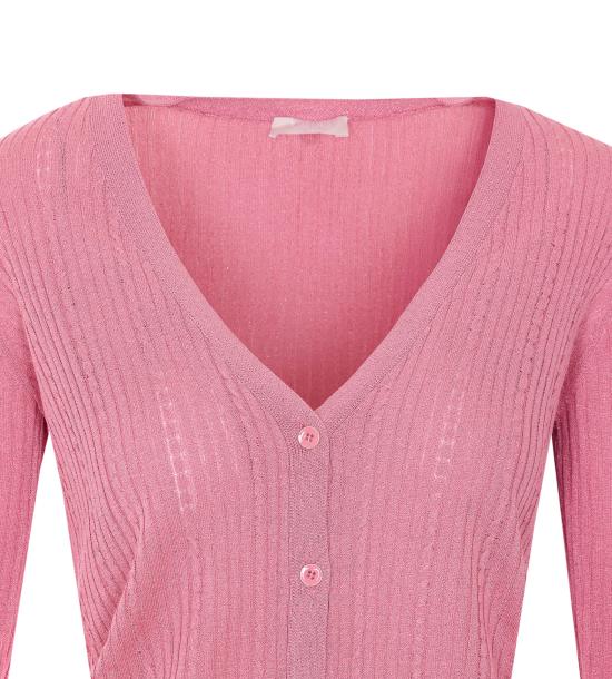 26SS 리우조 스웨터 WA6291MS46J A4382 Pink - LIU JO