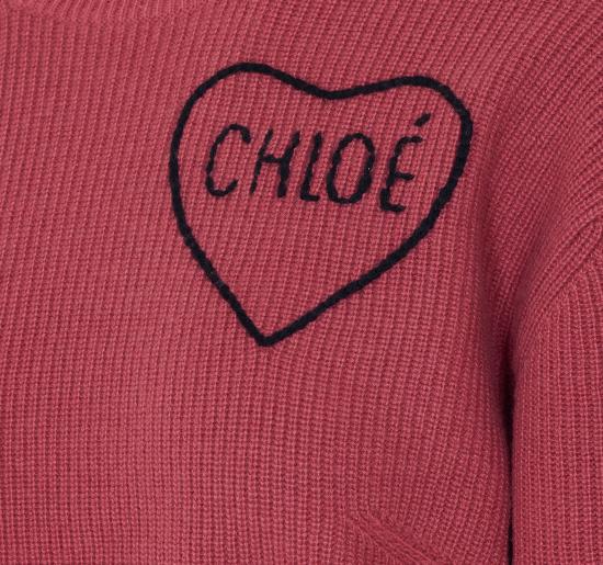 26SS 끌로에 스웨터 26SMP39710 6AN Coppery pink - CHLOE