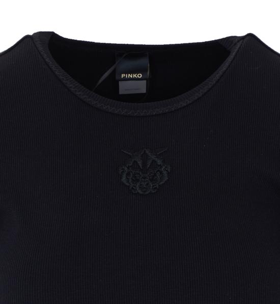 26SS 핑코 반팔 티셔츠 106815 A3ALZ99 Black - PINKO