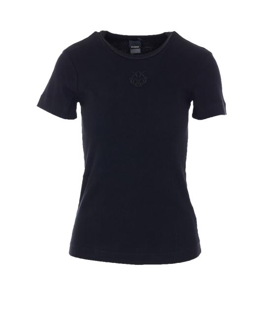 26SS 핑코 반팔 티셔츠 106815 A3ALZ99 Black