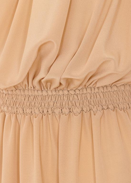 26SS 생로랑 미디 원피스 852694 Y100W9350 Beige - SAINT LAURENT