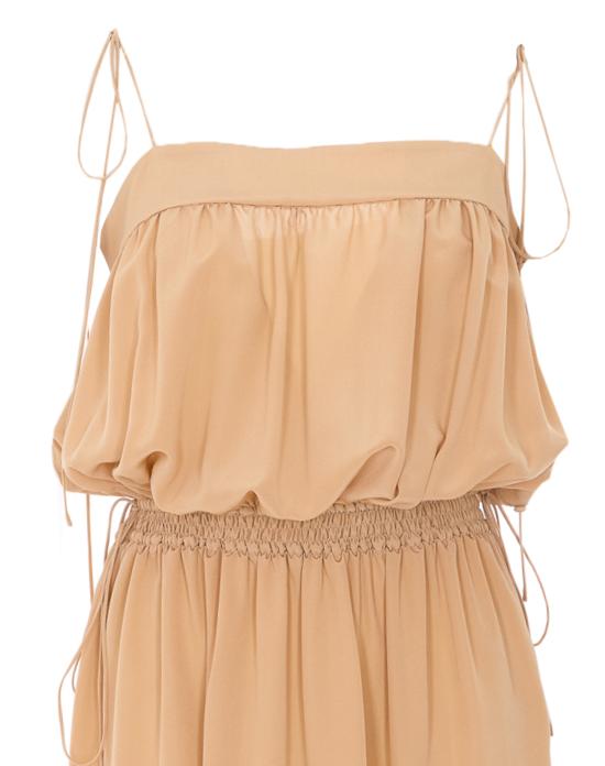 26SS 생로랑 미디 원피스 852694 Y100W9350 Beige - SAINT LAURENT