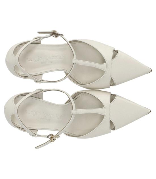 26SS 세르지오 레반테시 힐/펌프스 MAURA 36 White - SERGIO LEVANTESI