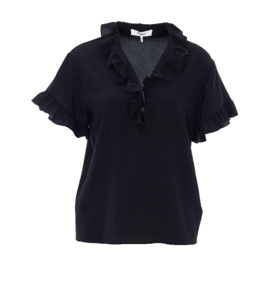 26SS 끌로에 셔츠 26SHT33005 001 Black