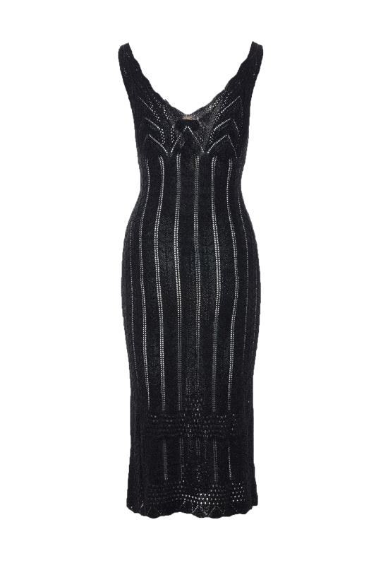 26SS 트윈셋 미디 원피스 261TT3322 11646 Black - TWINSET