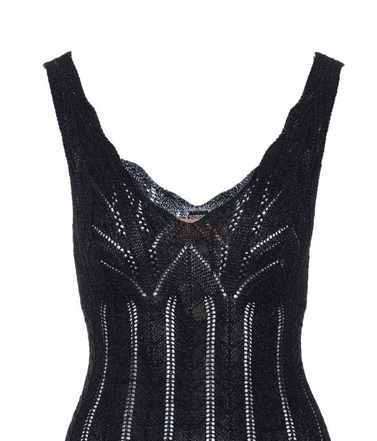 26SS 트윈셋 미디 원피스 261TT3322 11646 Black - TWINSET