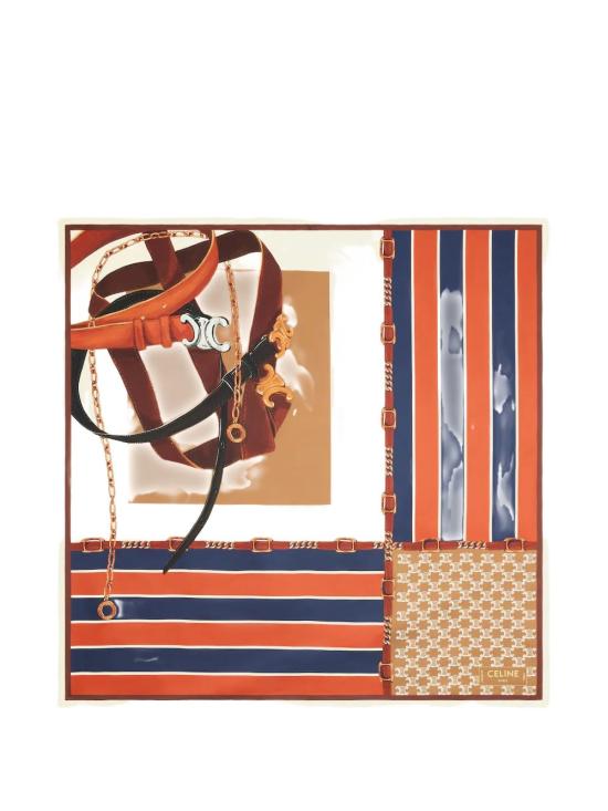 26SS 셀린느 머플러/스카프 2AW902Q63 GGP1 Leather Brown