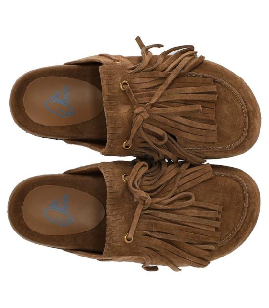 26SS 미스 올리비아 뮬/슬리퍼 IRIS F1 36 Brown - MISS OLIVIA