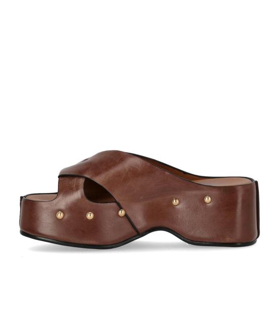 26SS MISS OLIVIA 뮬/슬리퍼 CAROLA D01 36 Brown - OTHER BRANDS