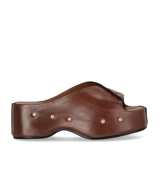 26SS 미스 올리비아 뮬/슬리퍼 CAROLA D01 36 Brown