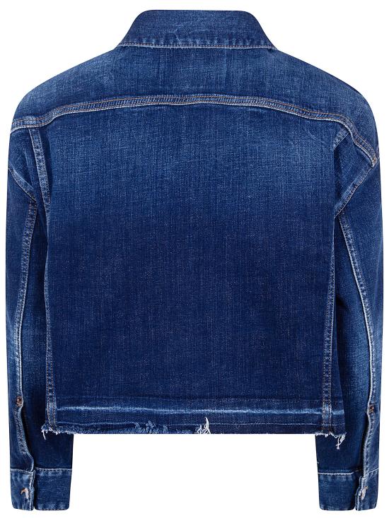 26SS 디스퀘어드2 데님 자켓 S75AM1184 S30664 470 NAVY BLUE - DSQUARED2