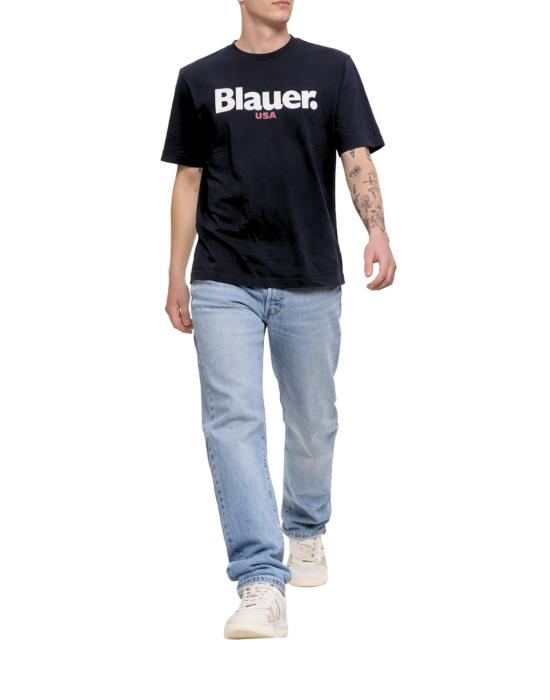 26SS 블라우어 긴팔 티셔츠 26SBLUH02299 999 - BLAUER
