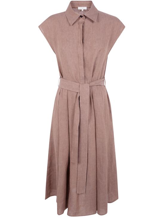 26SS 안토넬리 피렌체 미디 원피스 Q6603 528 222 BROWN