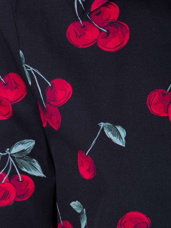 26SS 트윈셋 셔츠 261TT2593 13500 CHERRIES ALLOVER BLACK RED - TWINSET