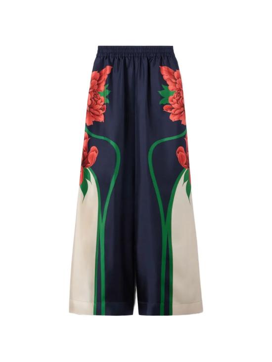 26SS 라 더블제이 스트레이트 팬츠 TRO0026 SIL001QPE02 BU03 QUEEN PEONY PLAC E - LA DOUBLEJ