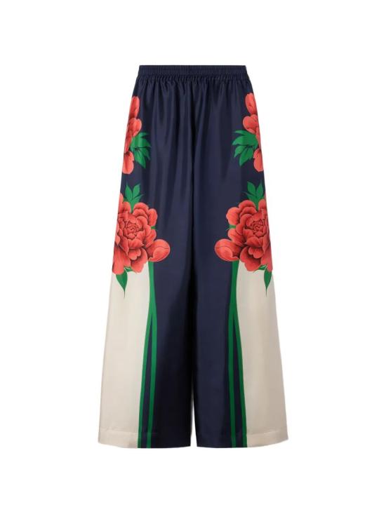 26SS 라 더블제이 스트레이트 팬츠 TRO0026 SIL001QPE02 BU03 QUEEN PEONY PLAC E - LA DOUBLEJ