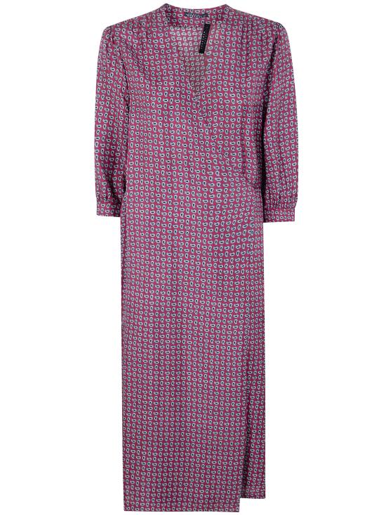 26SS 로라 우비나티 미디 원피스 E6V02TC 01 BORDEAUX