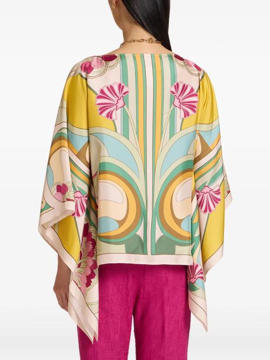 26SS 라 더블제이 블라우스 TOP0195 SIL029TUL07 GR02 TULIP PLAC E - LA DOUBLEJ